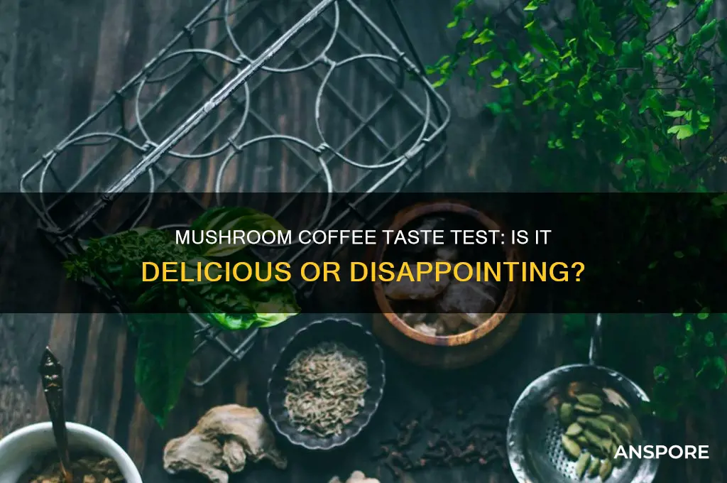does mushroom coffee taste good