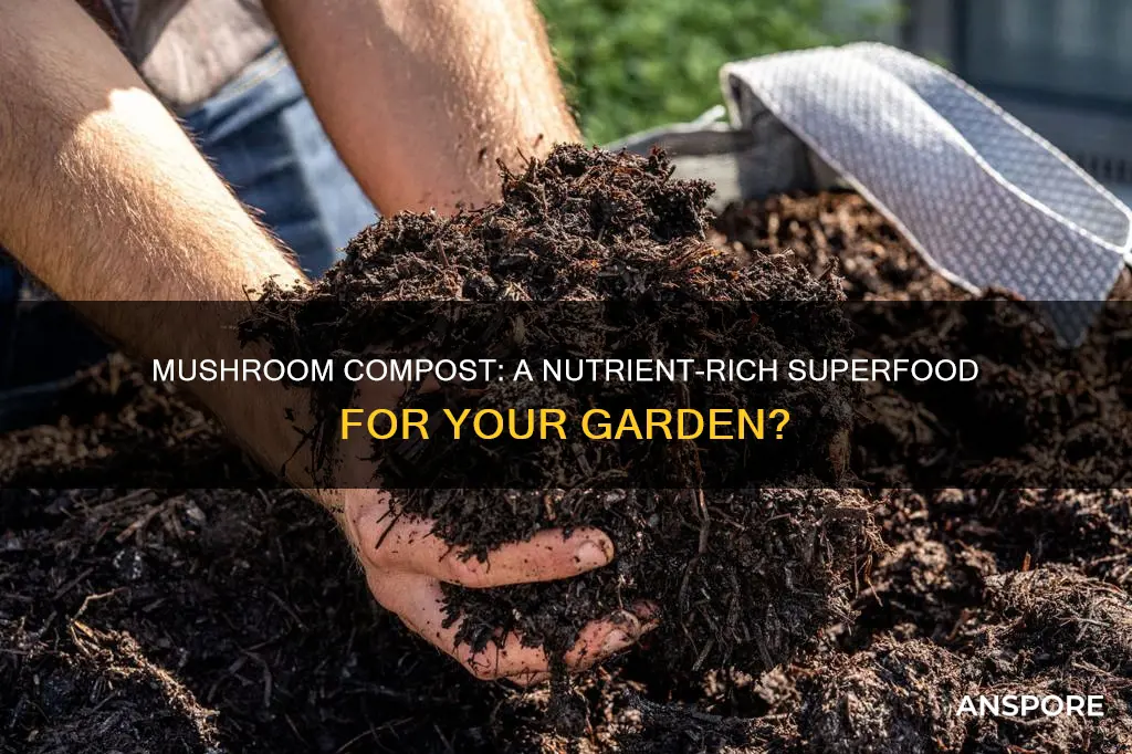 does mushroom compost have nutrients