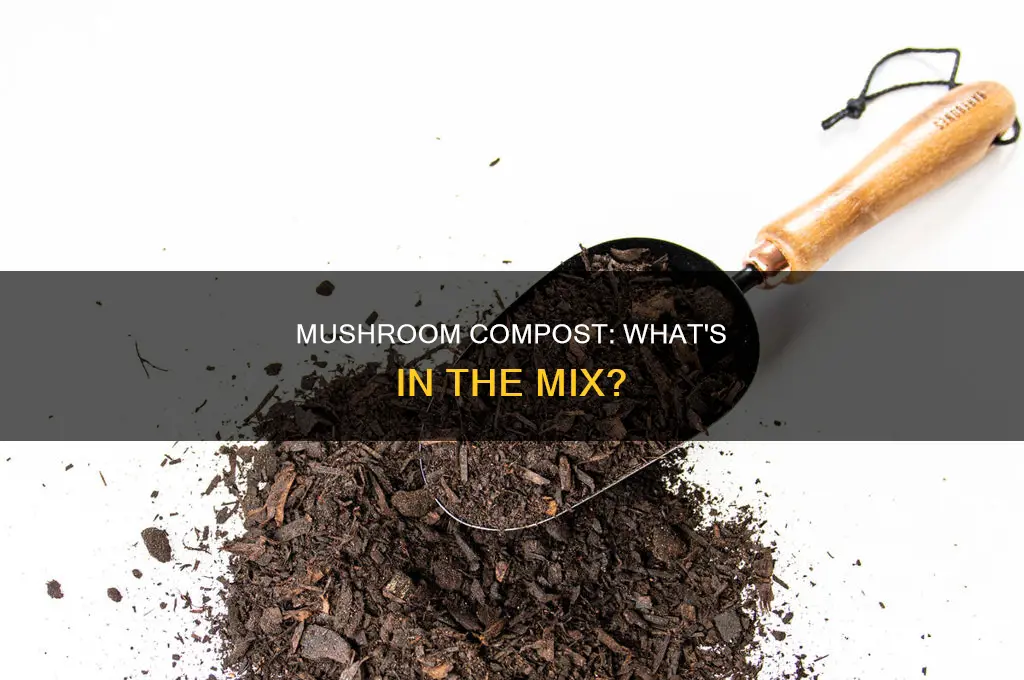 does mushroom compost have soil in it