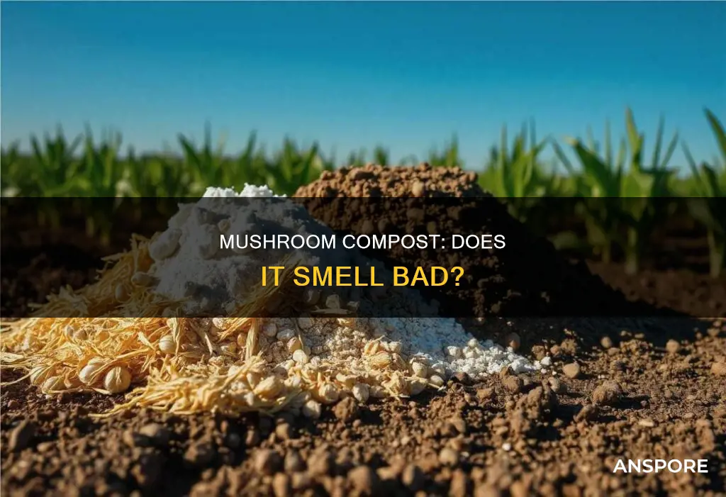 does mushroom compost smell