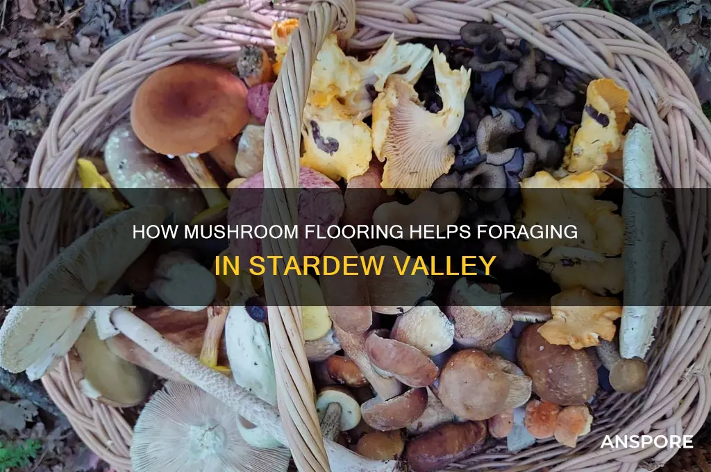 does mushroom floor level up foreging stardew