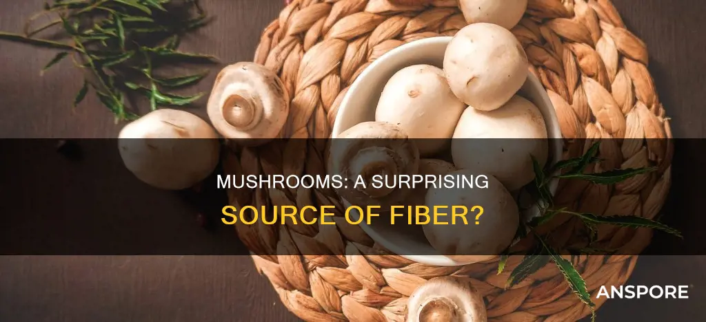 does mushroom function as fiber