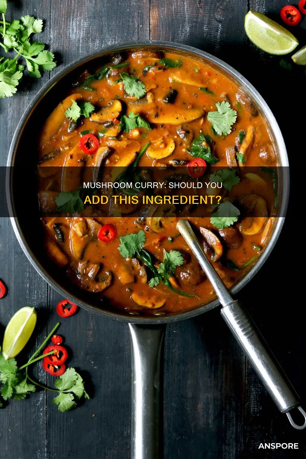 does mushroom go in curry
