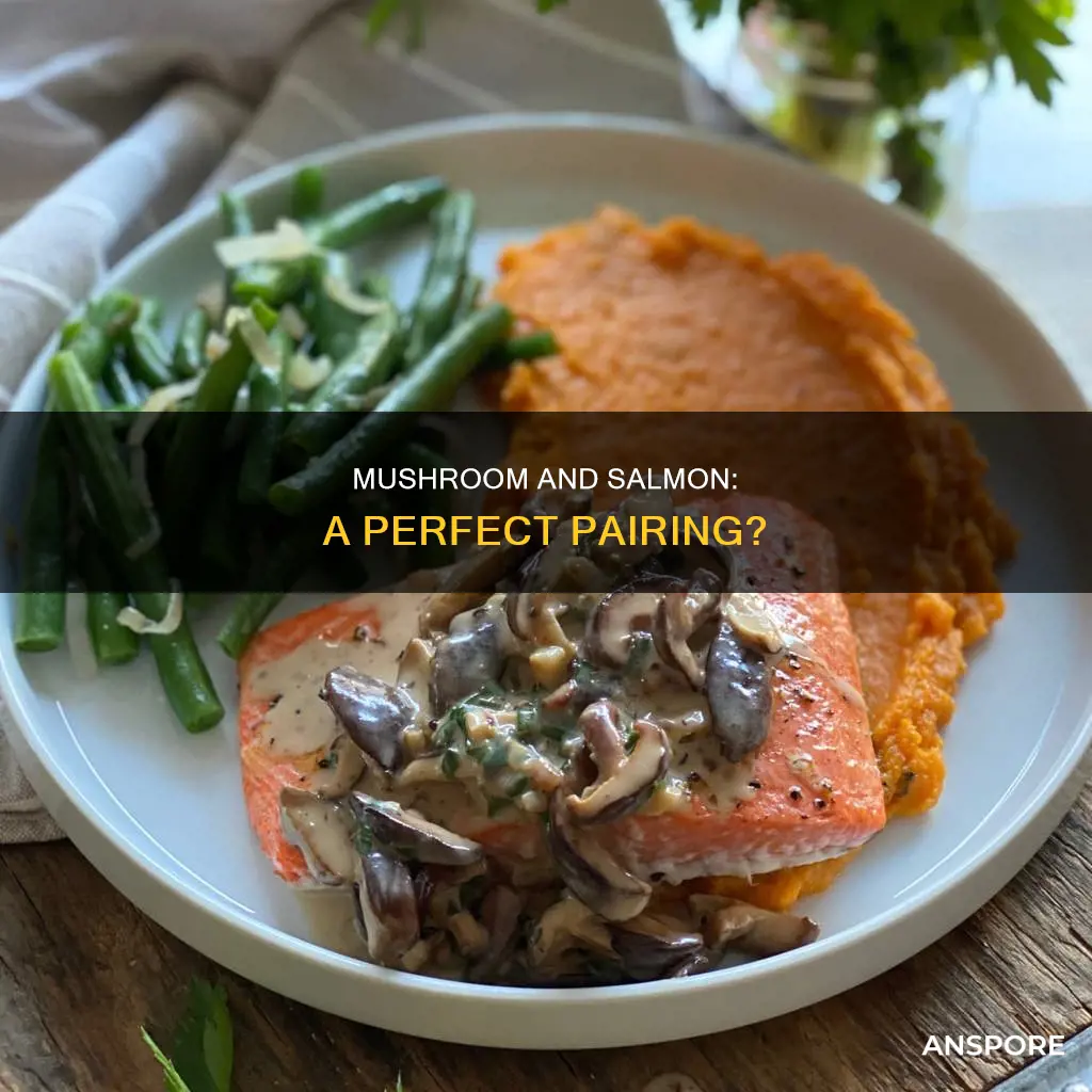 does mushroom go with salmon