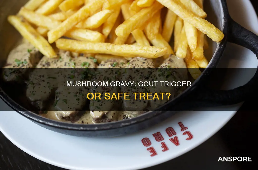 does mushroom gravy cause gout
