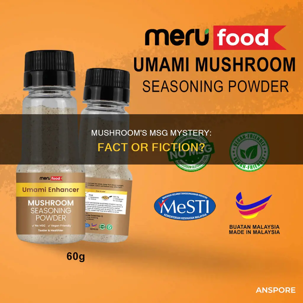 does mushroom have msg
