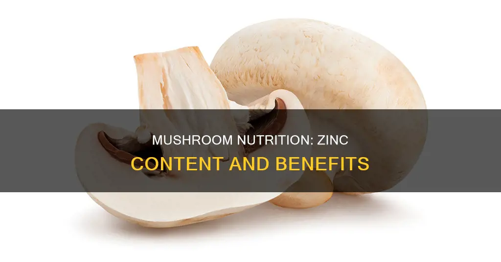 does mushroom have zinc