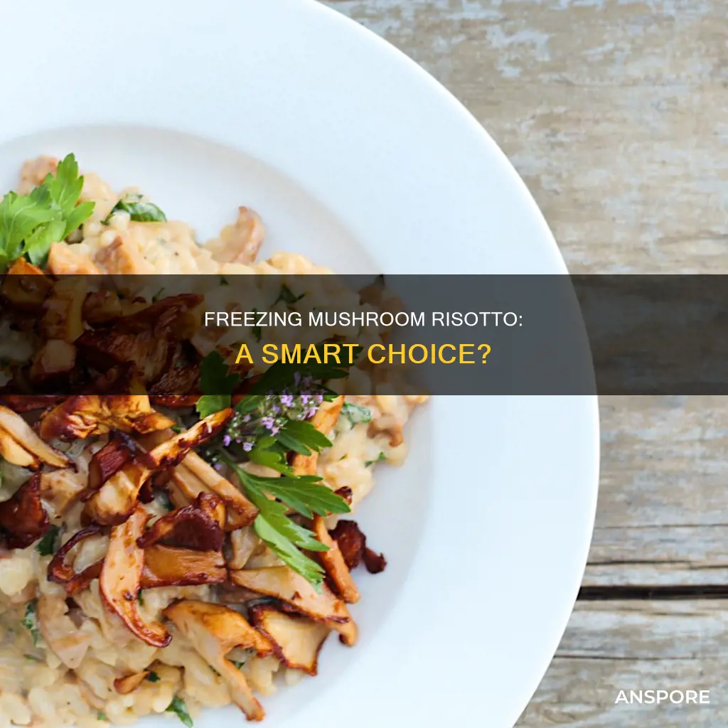 does mushroom risotto freeze well