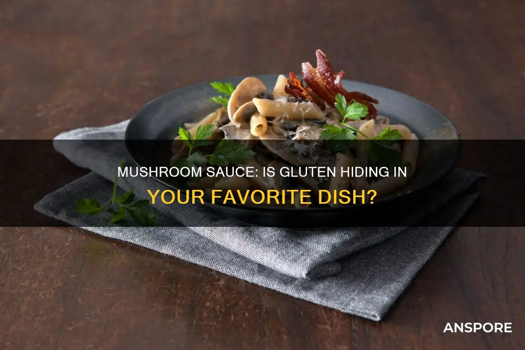does mushroom sauce contain gluten
