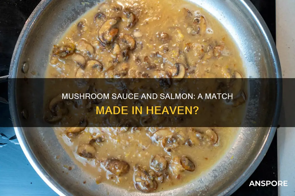 does mushroom sauce go with salmon