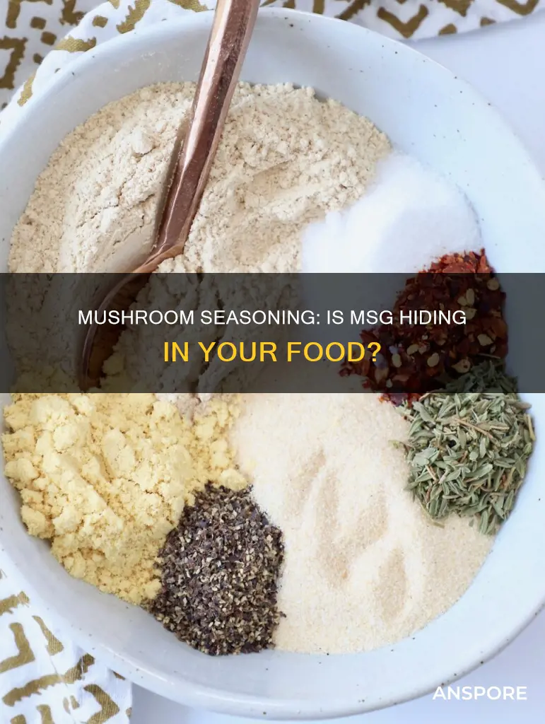 does mushroom seasoning have msg