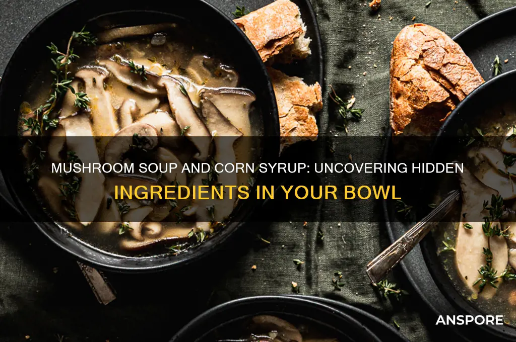 does mushroom soup contain corn syrup