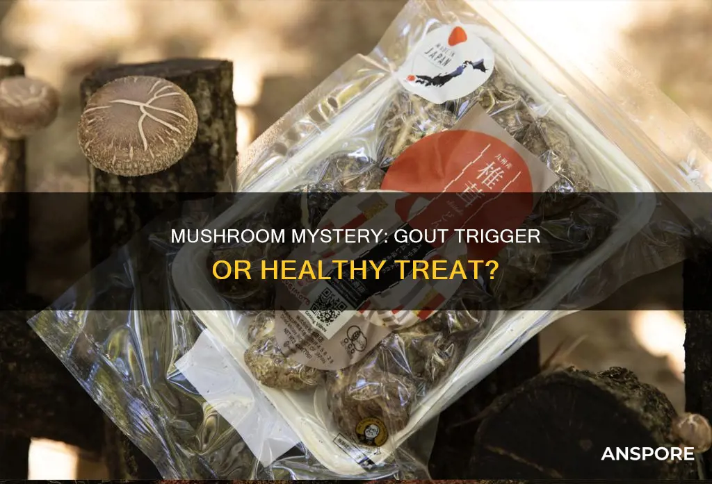 does mushroom trigger gout