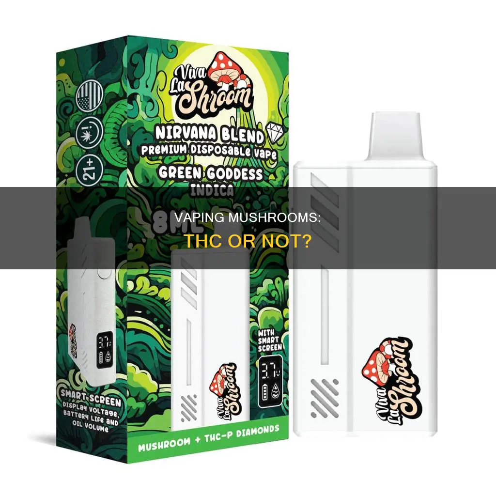 does mushroom vape have thc