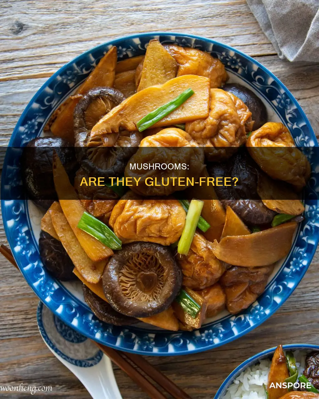 does mushrooms contain gluten
