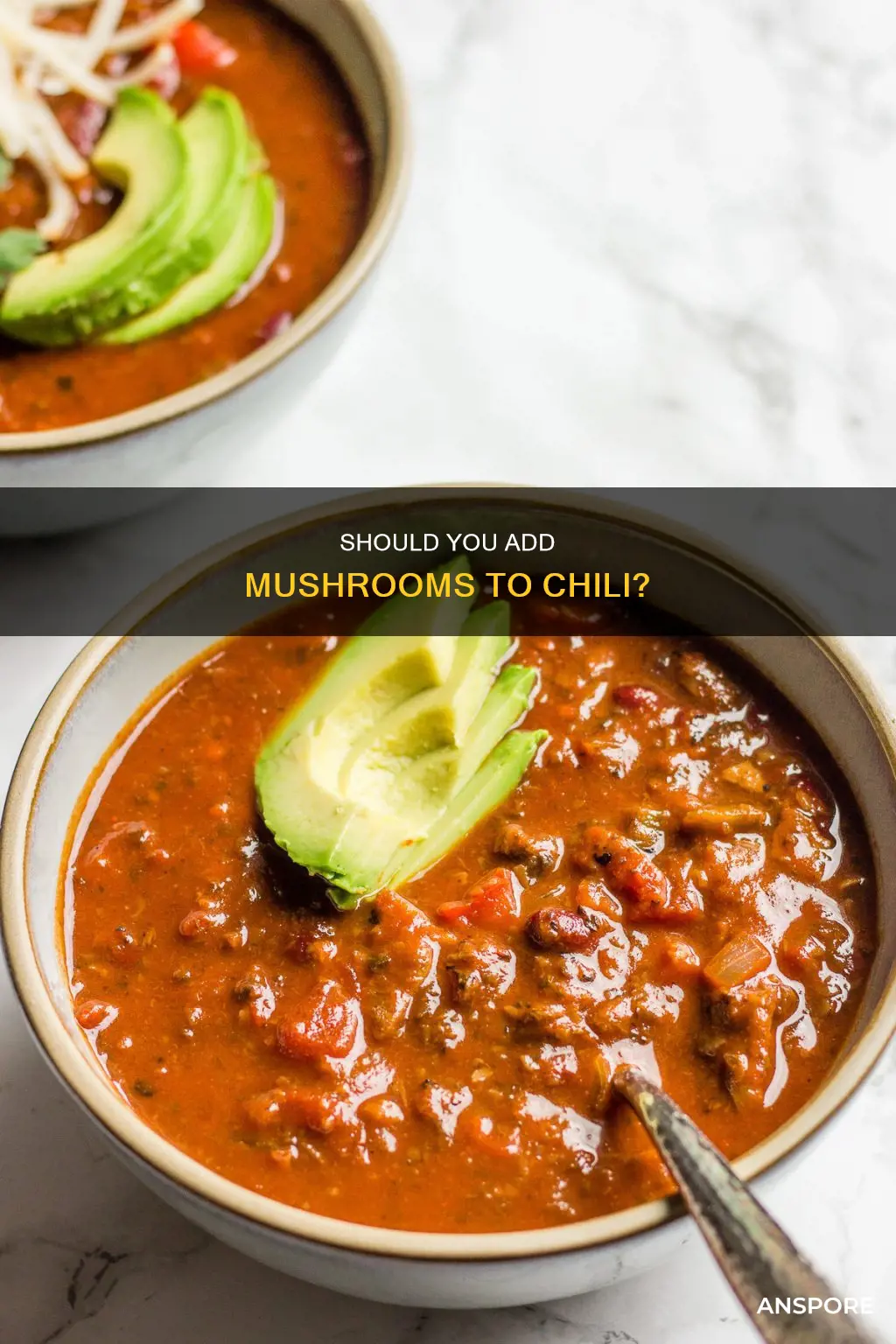 does mushrooms go in chili