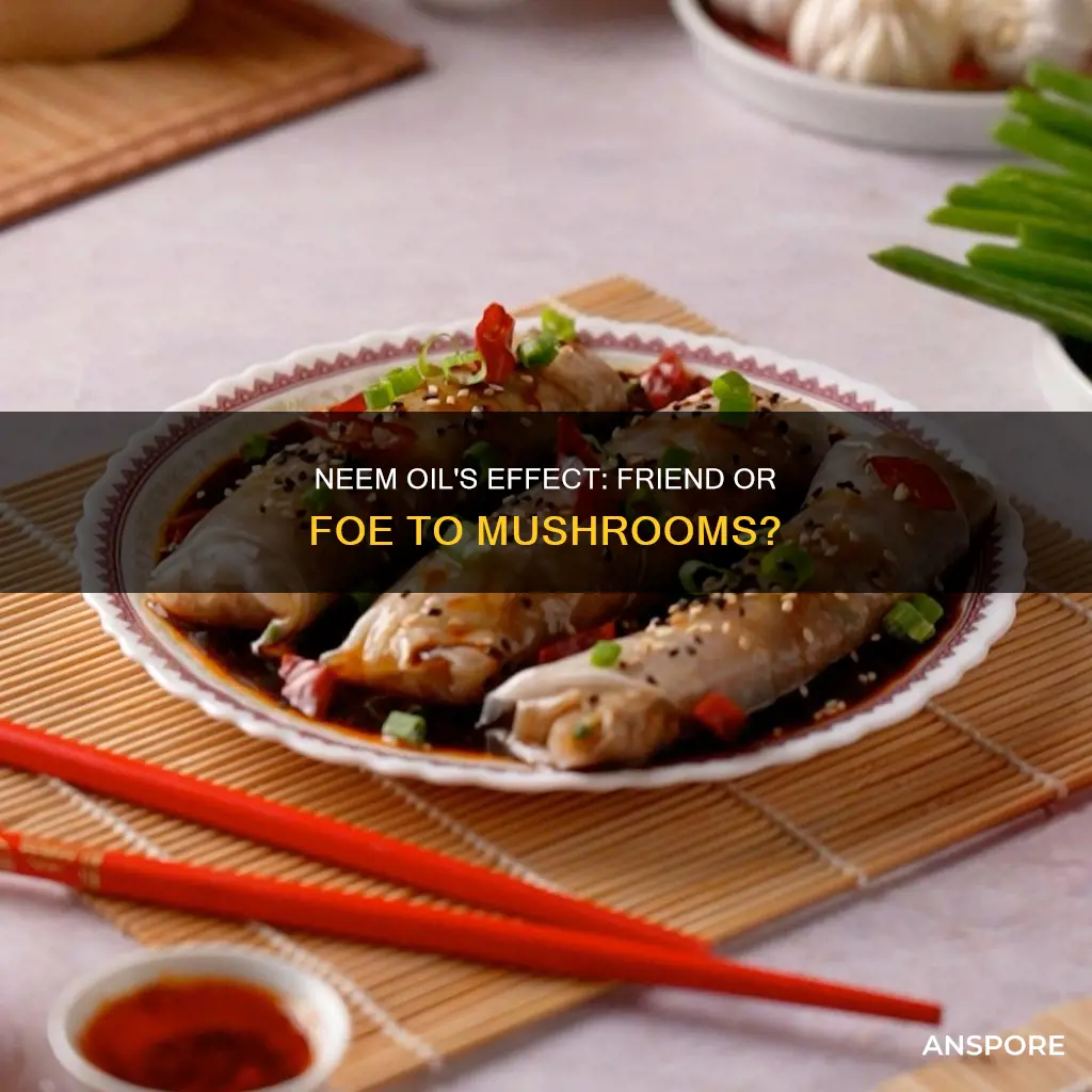 does neem oil kill mushrooms