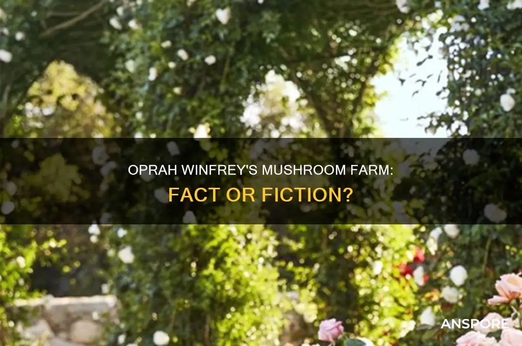 does oprah winfrey grow her own mushrooms