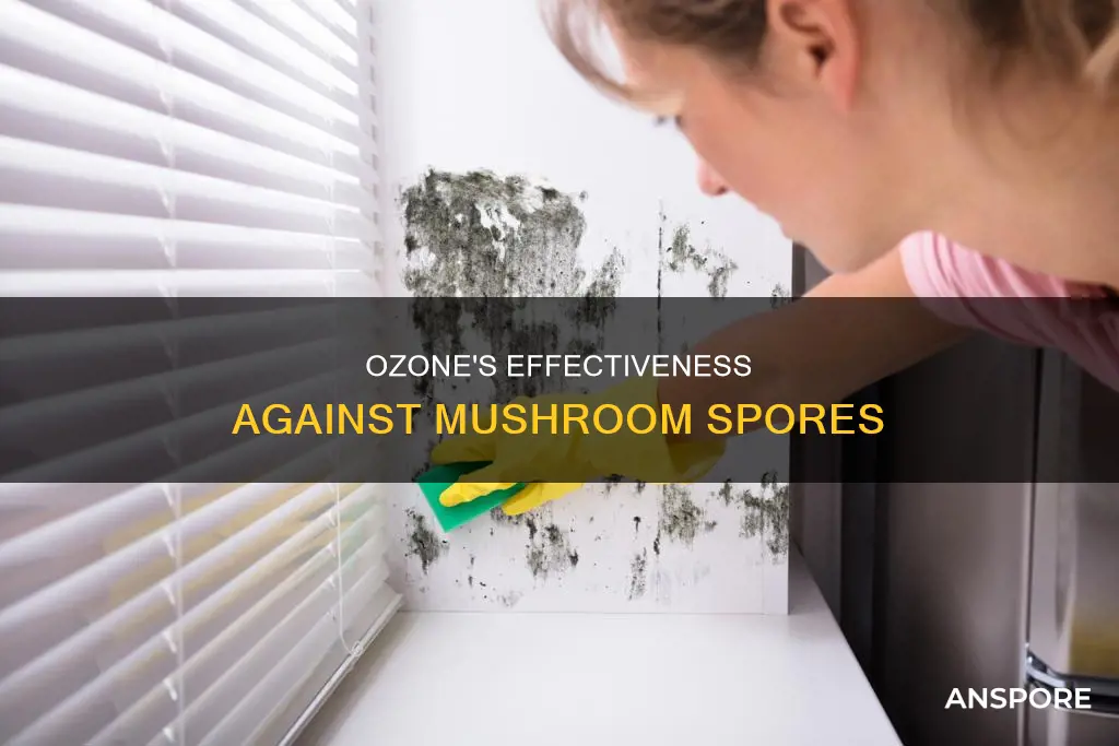 does ozone kill mushroom spores