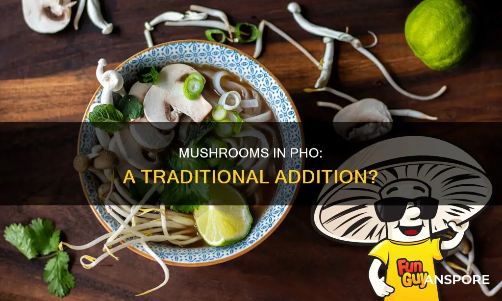 does pho have mushrooms