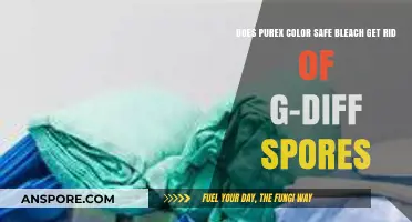 Purex Color Safe Bleach: Effective Against G-Diff Spores?