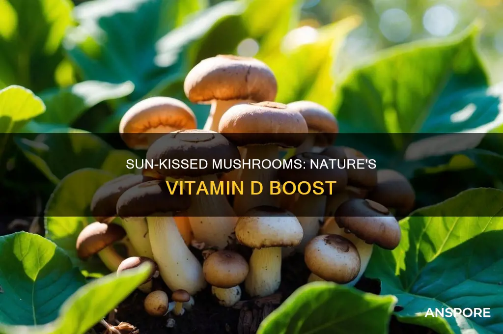 does put mushrooms in the sun for vit d