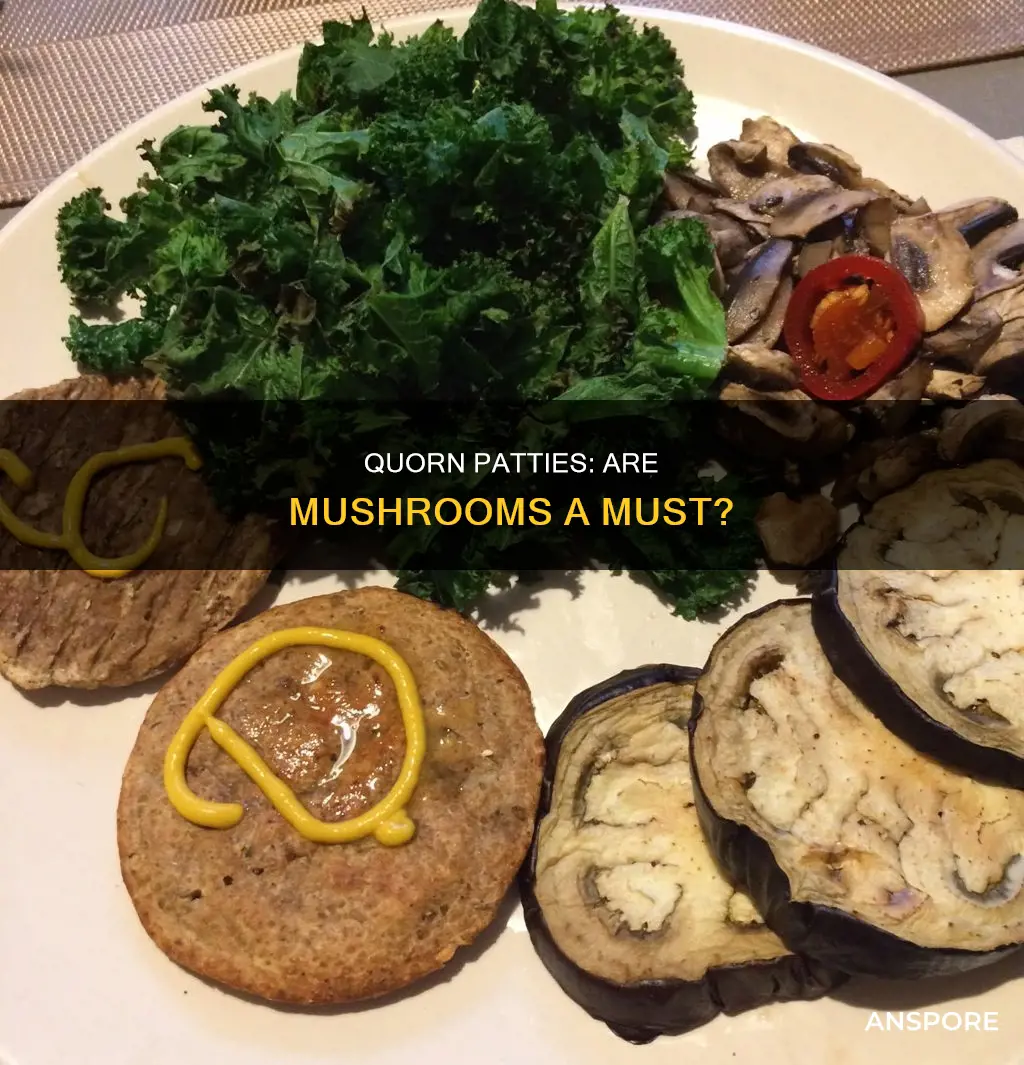 does quorn patties mushrooms