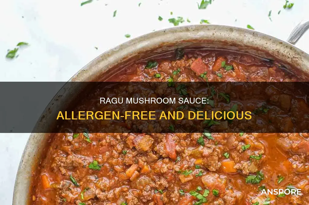 does ragu mushroom sauce contain allergens