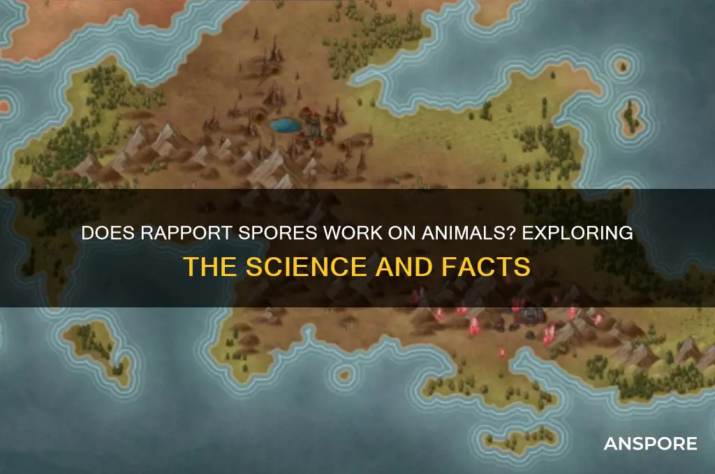does rapport spores work on animals