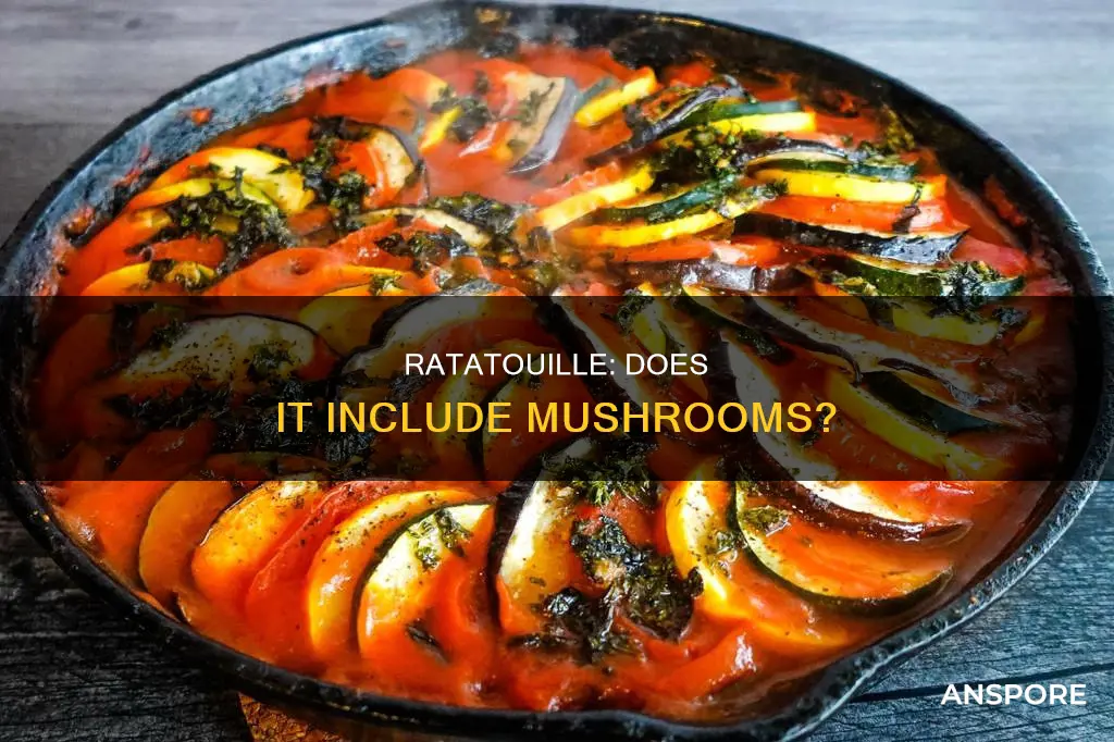 does ratatouille have mushrooms