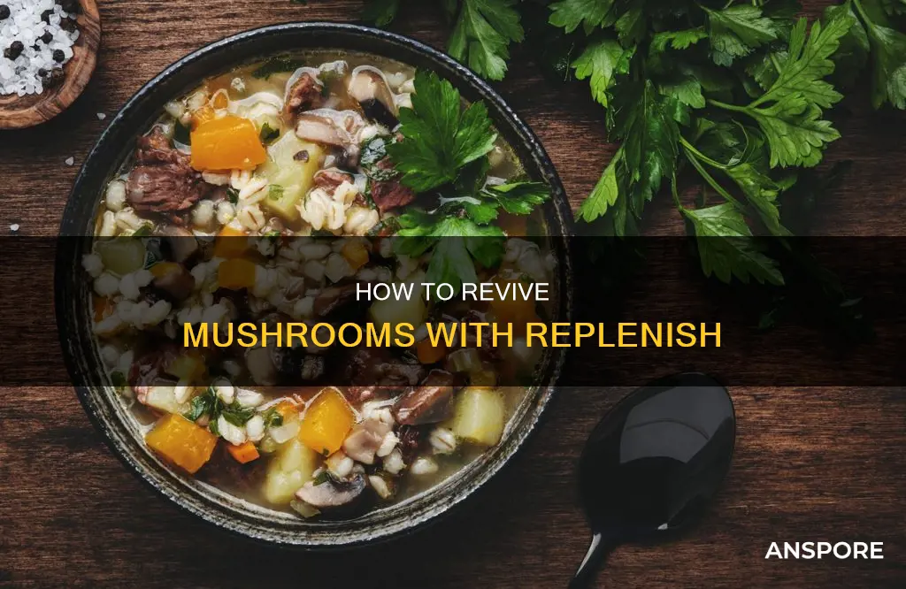 does replenish work on mushrooms