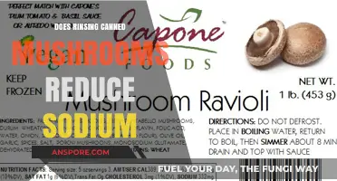 Rinsing Canned Mushrooms: Effective Sodium Reduction or Myth?