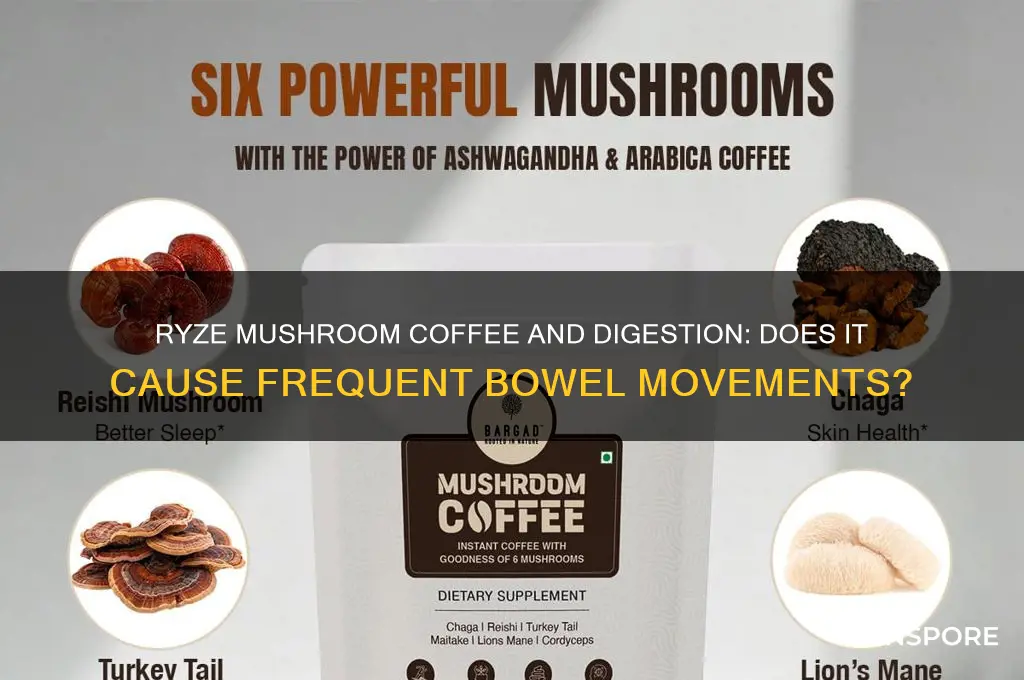 does ryze mushroom coffee make you poop
