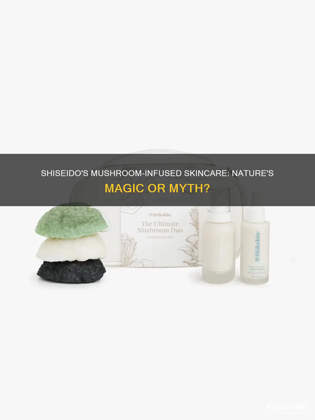 does shiseido have mushrooms