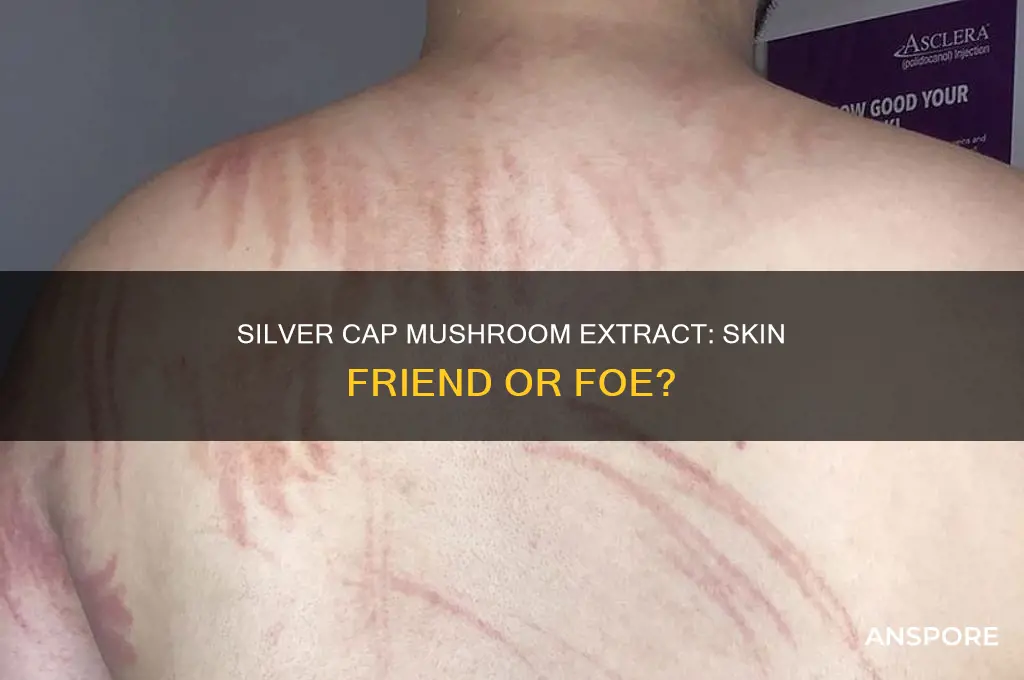 does silver cap mushroom extract in cosmetics cause irritation