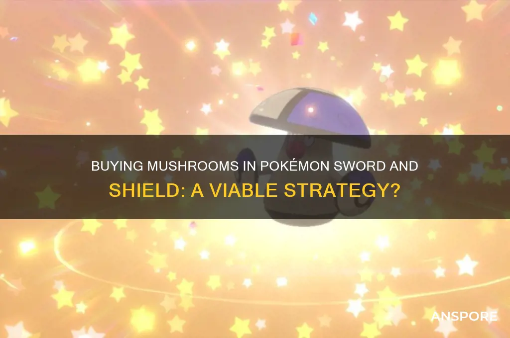 does someone buy mushrooms in sword and shield