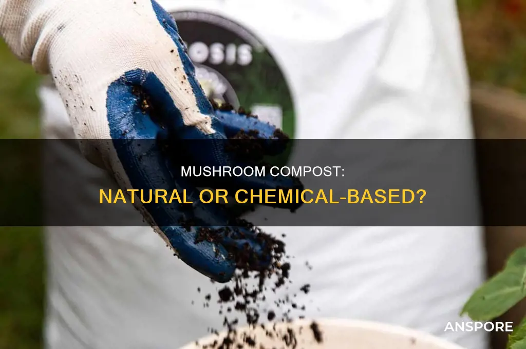does spent mushroom compost have chemicals