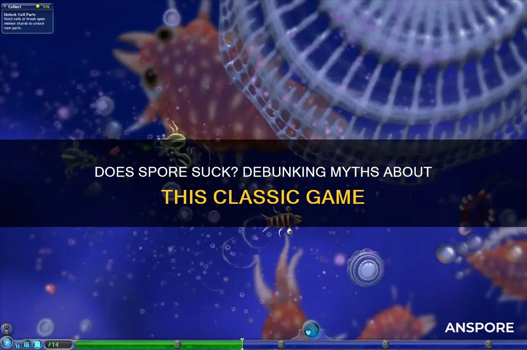does spore actually suck