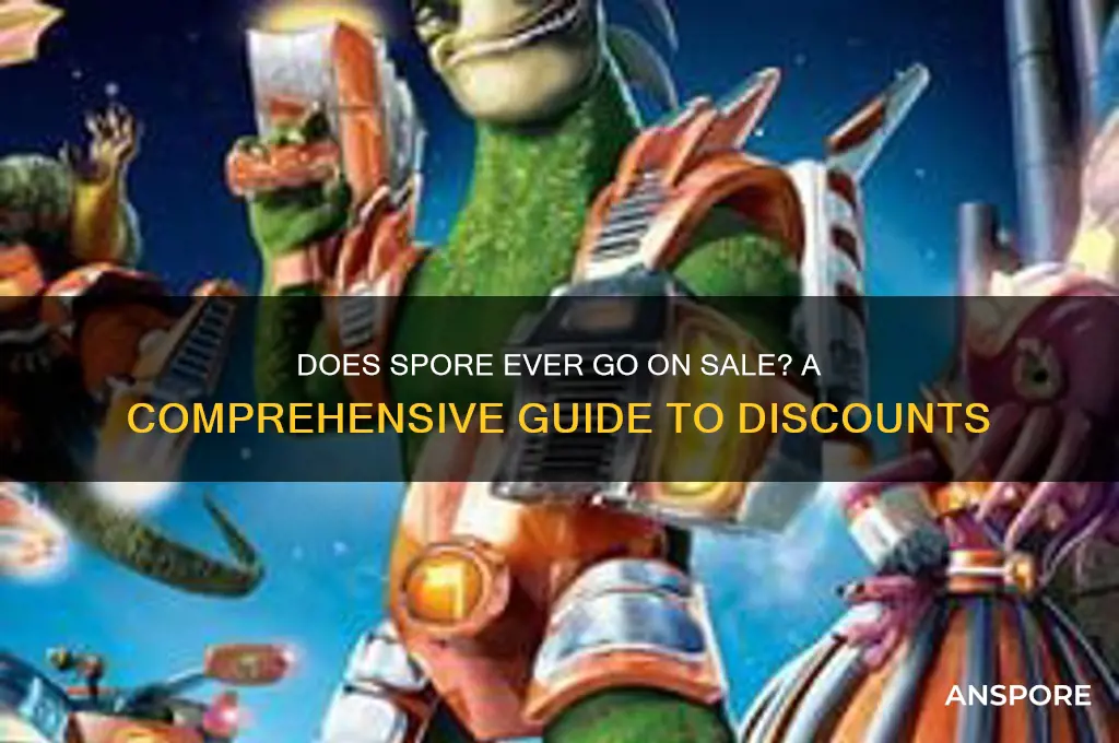 does spore every go on sale
