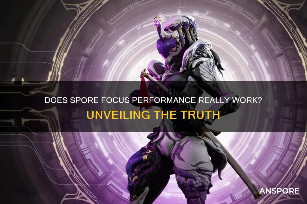 does spore focus performance really work