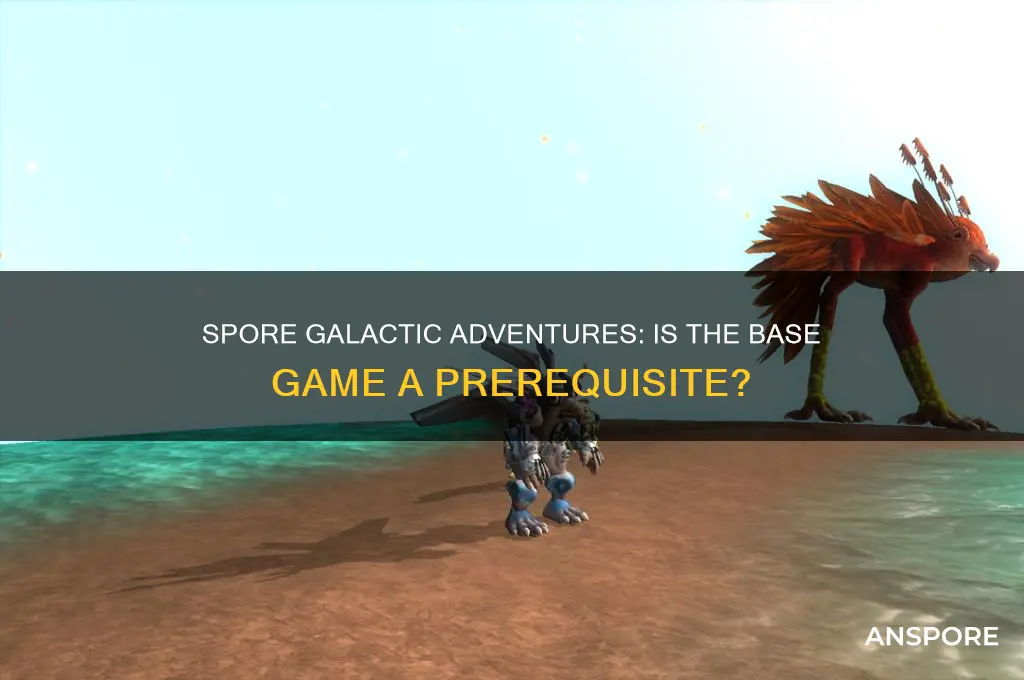 does spore galactic adventures require spore