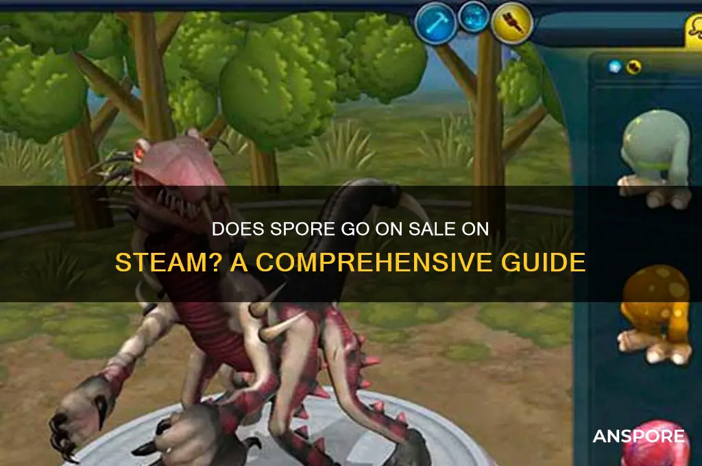 does spore go on sale steam