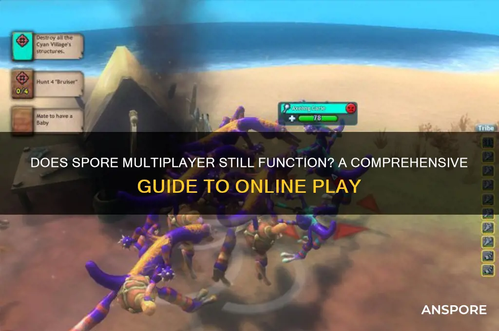does spore multiplayer work