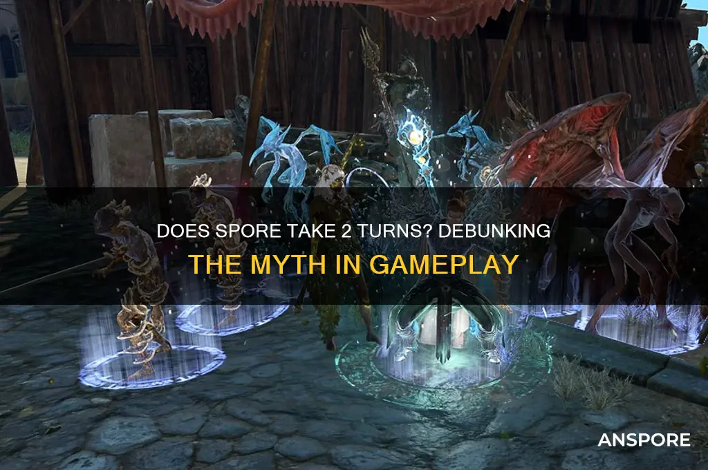does spore take 2 turns
