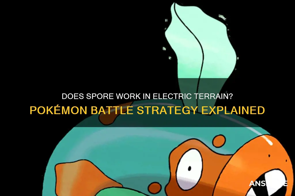 does spore work in eletric terrain