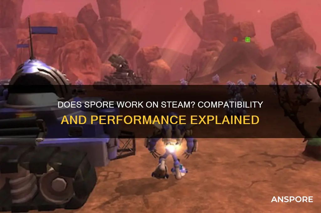does spore work on steam
