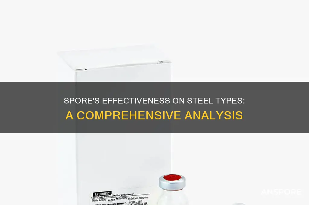 does spore work on steel types