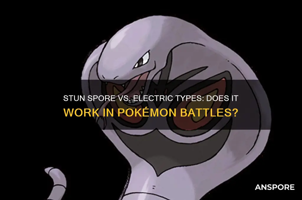 does stun spore work on electric types
