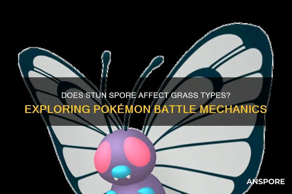 does stun spore work on grass types