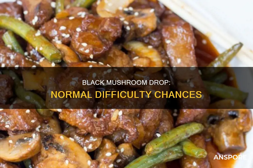 does the black mushroom drop on normal difficulty